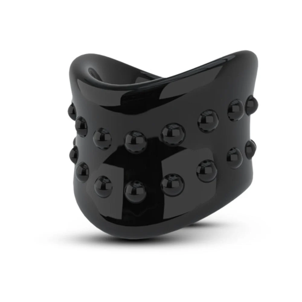 Stay Hard Beef Ball Stretcher Snug XLong 1"Black
