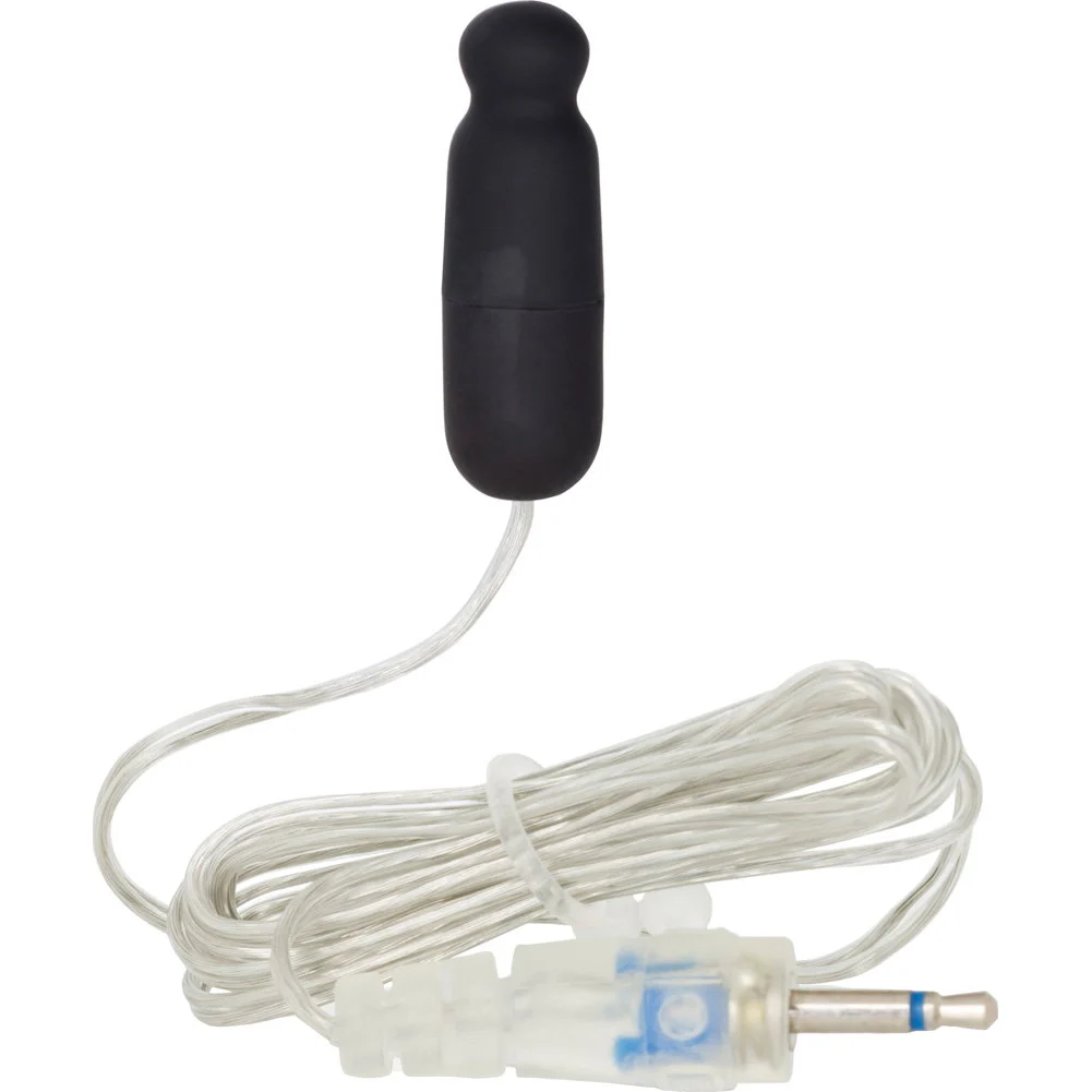 Sterling Collection Velvet Micro Vibrating Bullet, 1", Black