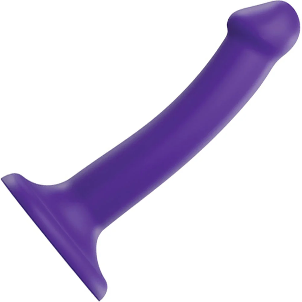 Strap-On-Me Dual Density Bendable Dildo, 6.7", Purple