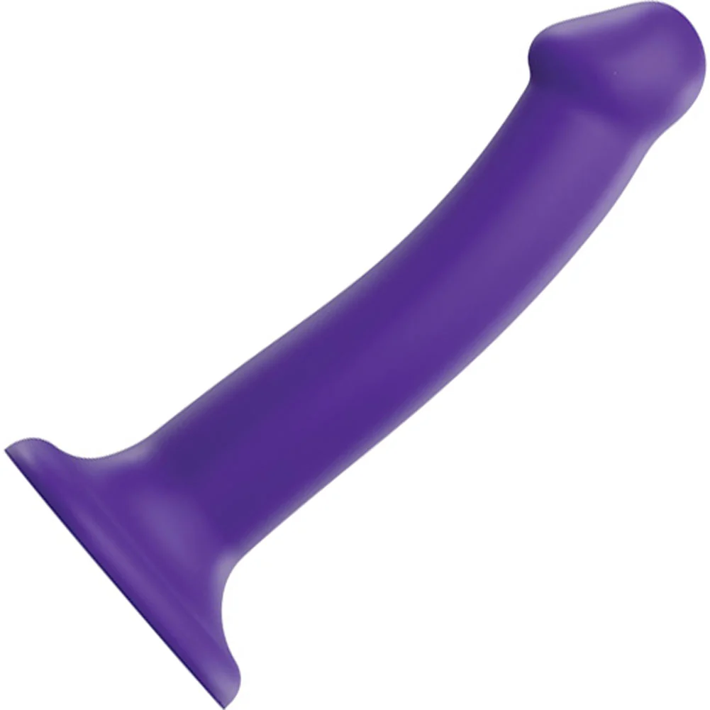 Strap-On-Me Dual Density Bendable Dildo, 7.1", Purple