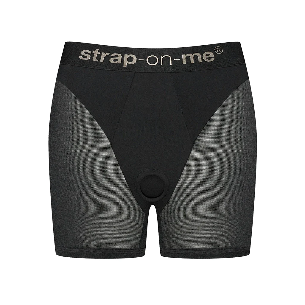 Strap-On-Me Harness Lingerie Halo Breathable Short Style Strap-On Harness With Pleated Back