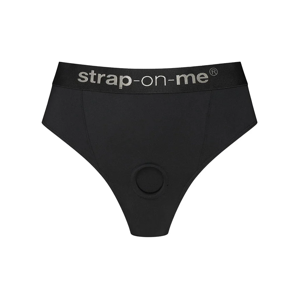 Strap-On-Me Harness Lingerie Idole Breathable High Cut Cheeky Brief Style Strap-On Harness
