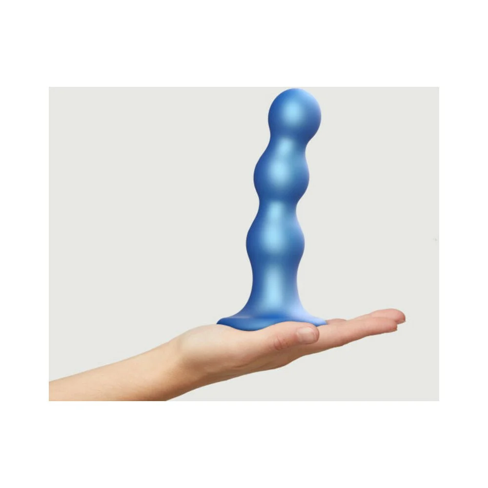 Strap-On-Me Plug Balls Butt Plug, Blue L