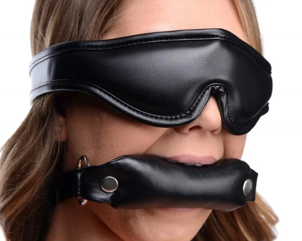 STRICT Padded Blinfold and Gag Bit