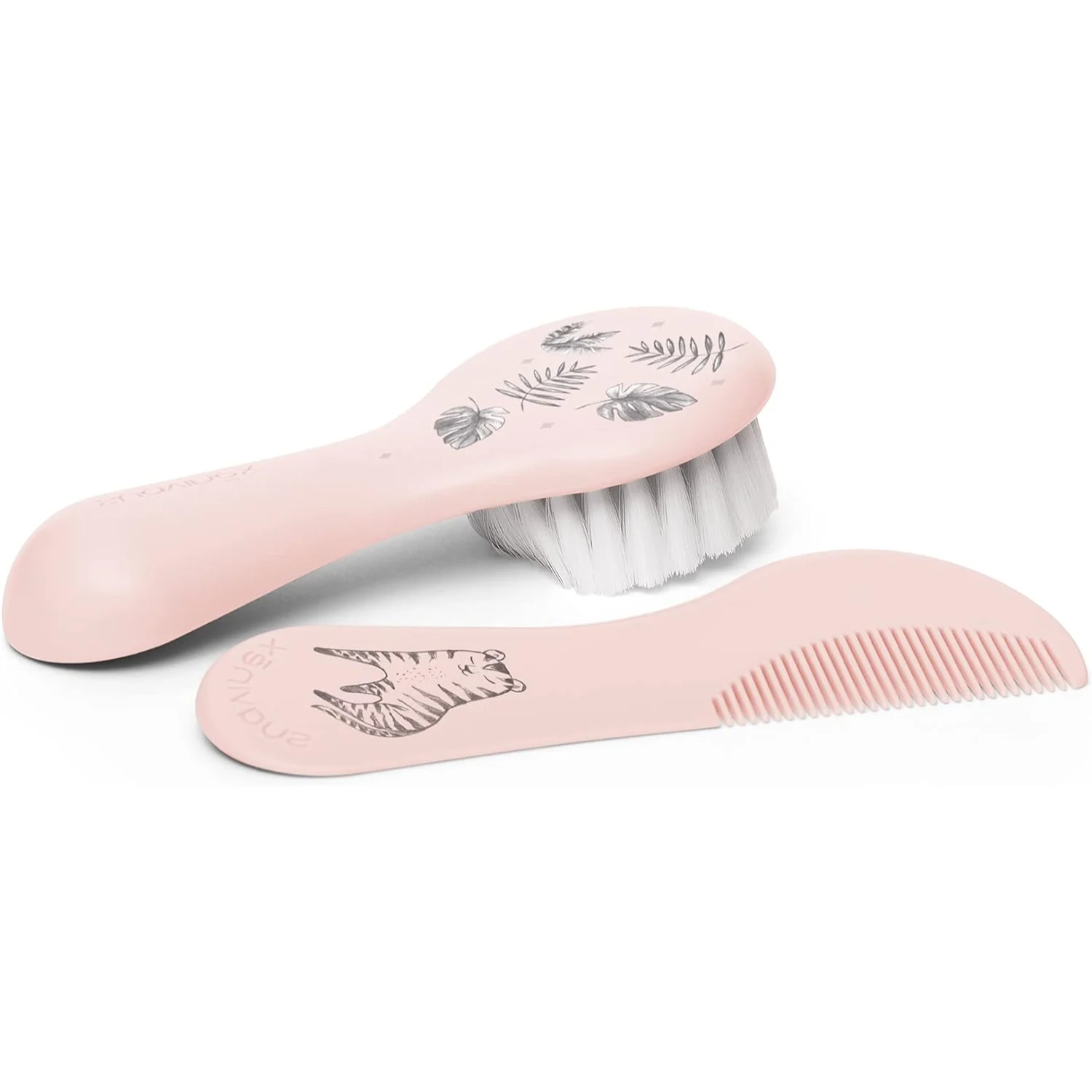 Suavinéx Premium Brush and Comb Set for the Baby's Delicate Hair