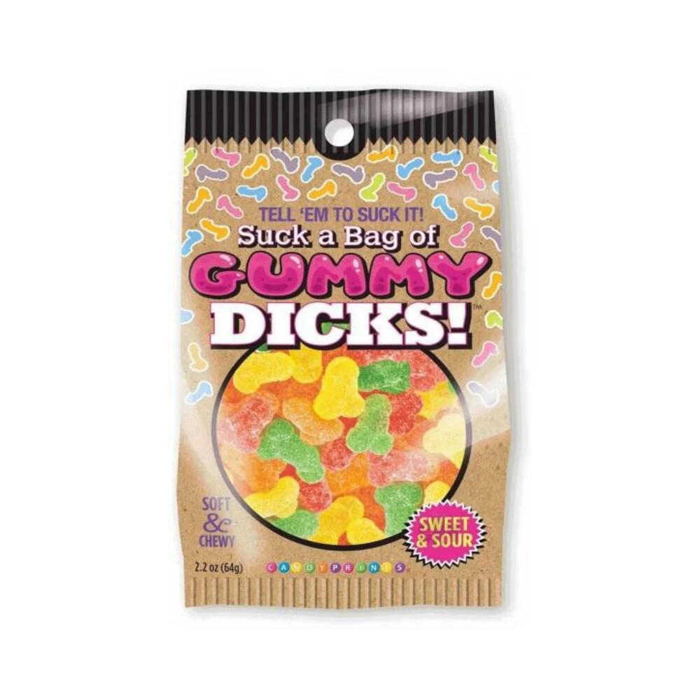 Suck A Bag Of Gummy Dicks Candy Bag