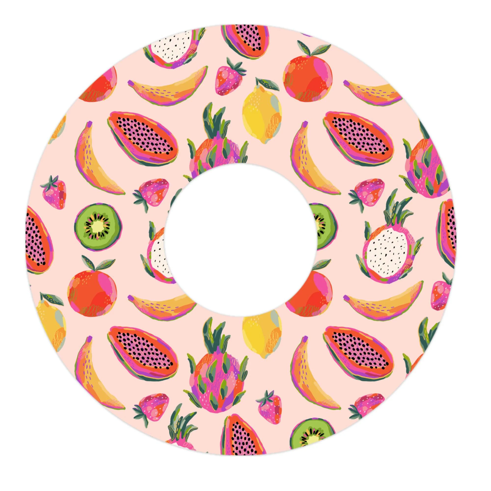 Summer Fruits Patch FreeStyle Libre 3 Plus & LingoPatch Tape - Pump Peelz