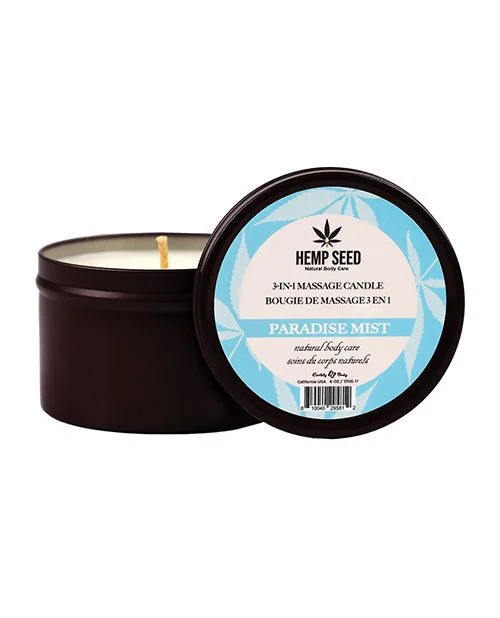 Summer Scents Hemp Seed Massage Candle by Earthly Body