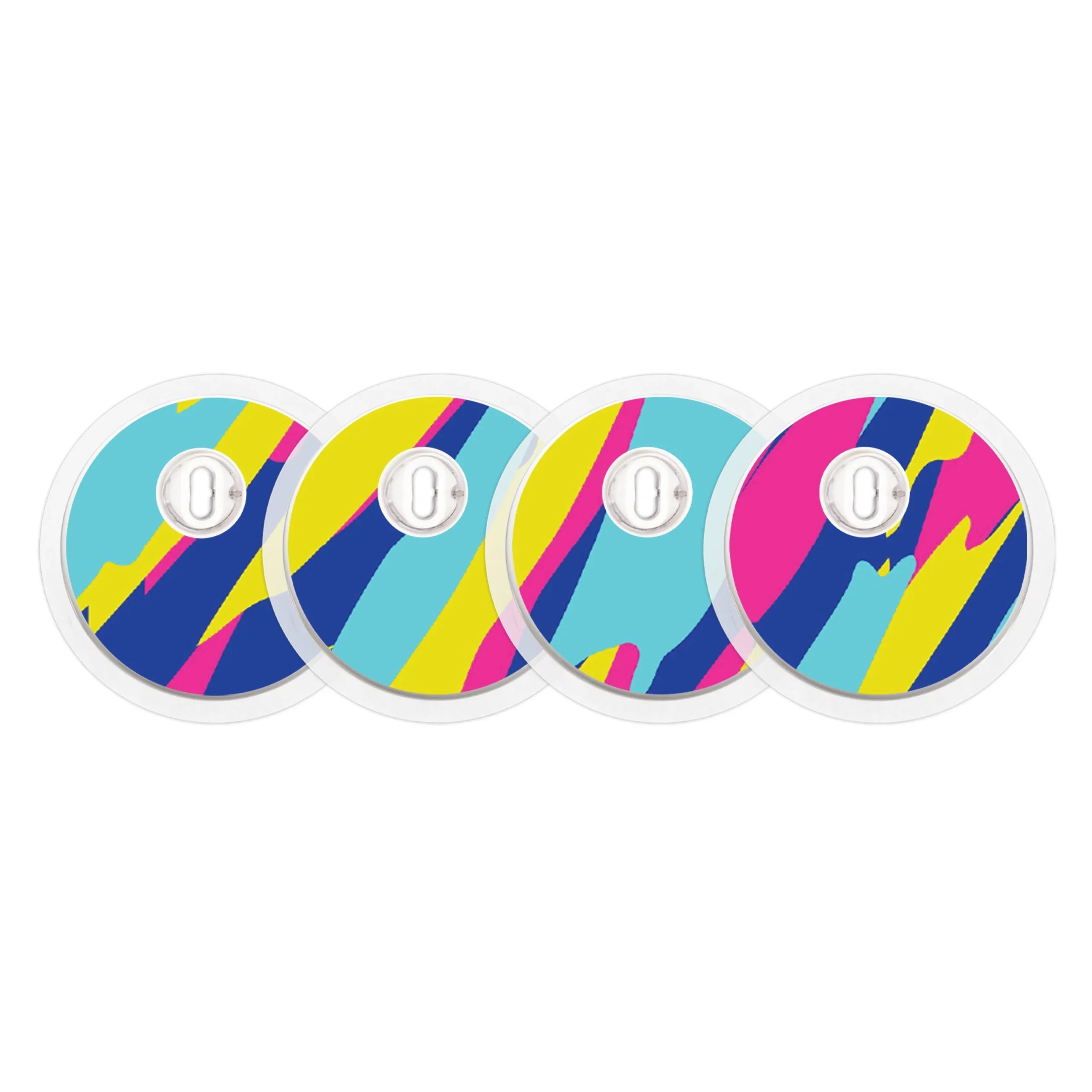 Summer Texture Sticker Designed for the FreeStyle Libre 3 Plus & LingoSensor
