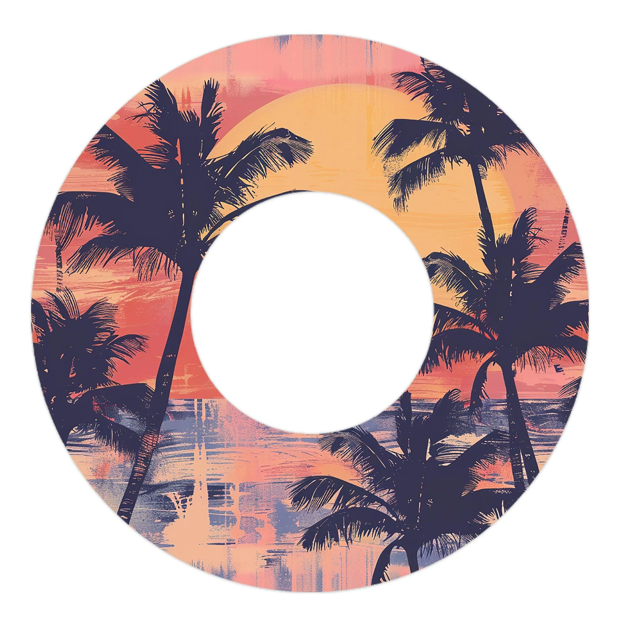 Sunset Serenade Freestyle Libre 2 Patch Tape - Pump Peelz