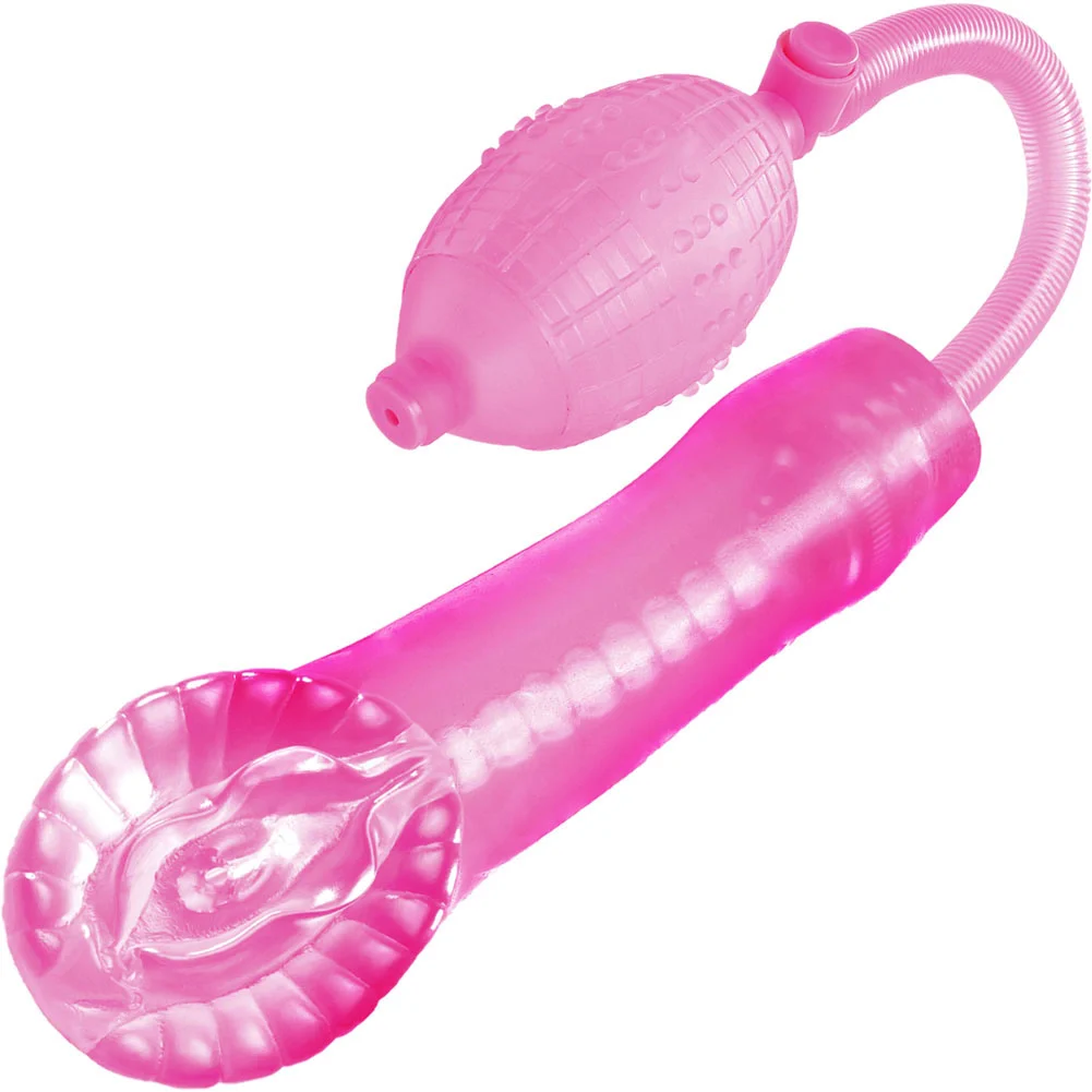 Super Cyber Snatch Pump, 7.5" by 2", Pink
