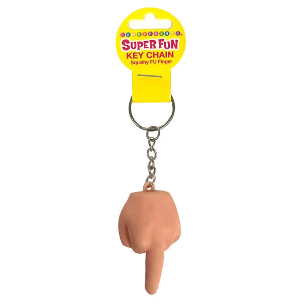 Super Fun Key Chain Squishy FU Finger