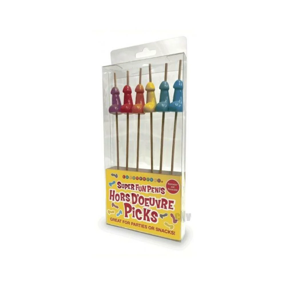 Super Fun Penis Hor D'oeuvre's Picks 6-piece Set