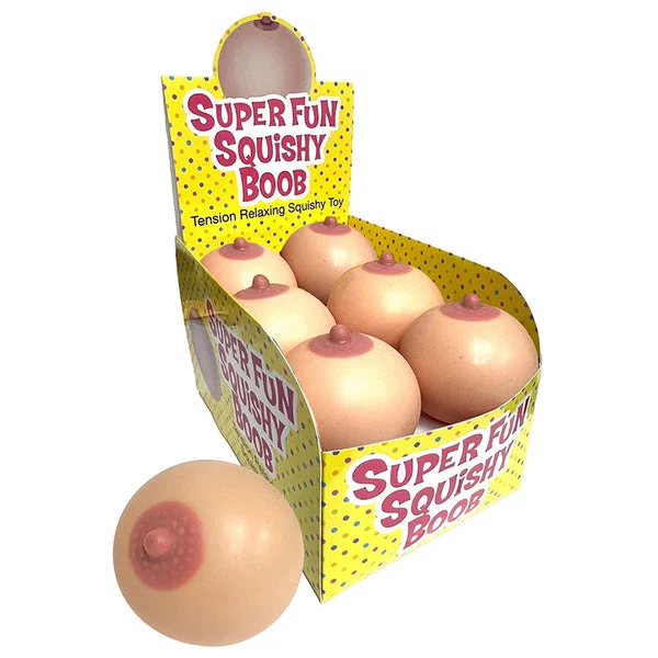 Super Fun Squishy Boobs Display of 12