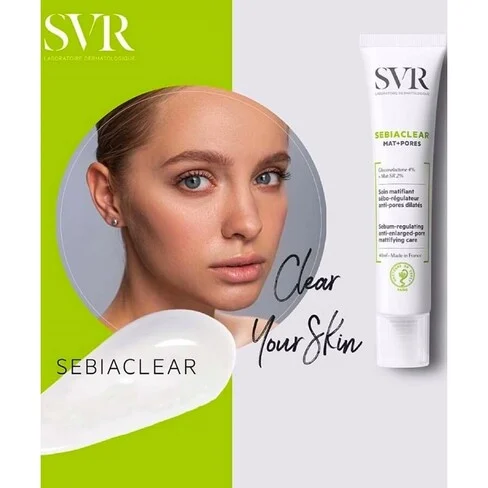 SVR Sebiaclear Mat + Pores Seborregulating Care
