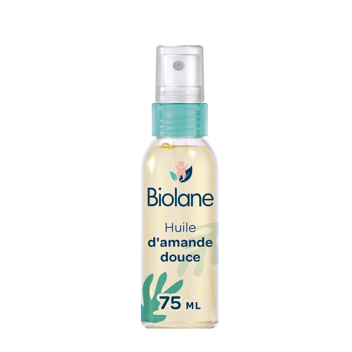 Sweet almond oil spray for body and bath for baby 75 ML