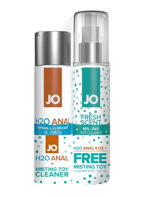 SYSTEM JO ANAL THICK LUBE AND MISTING TOY CLEANER BUNDLE