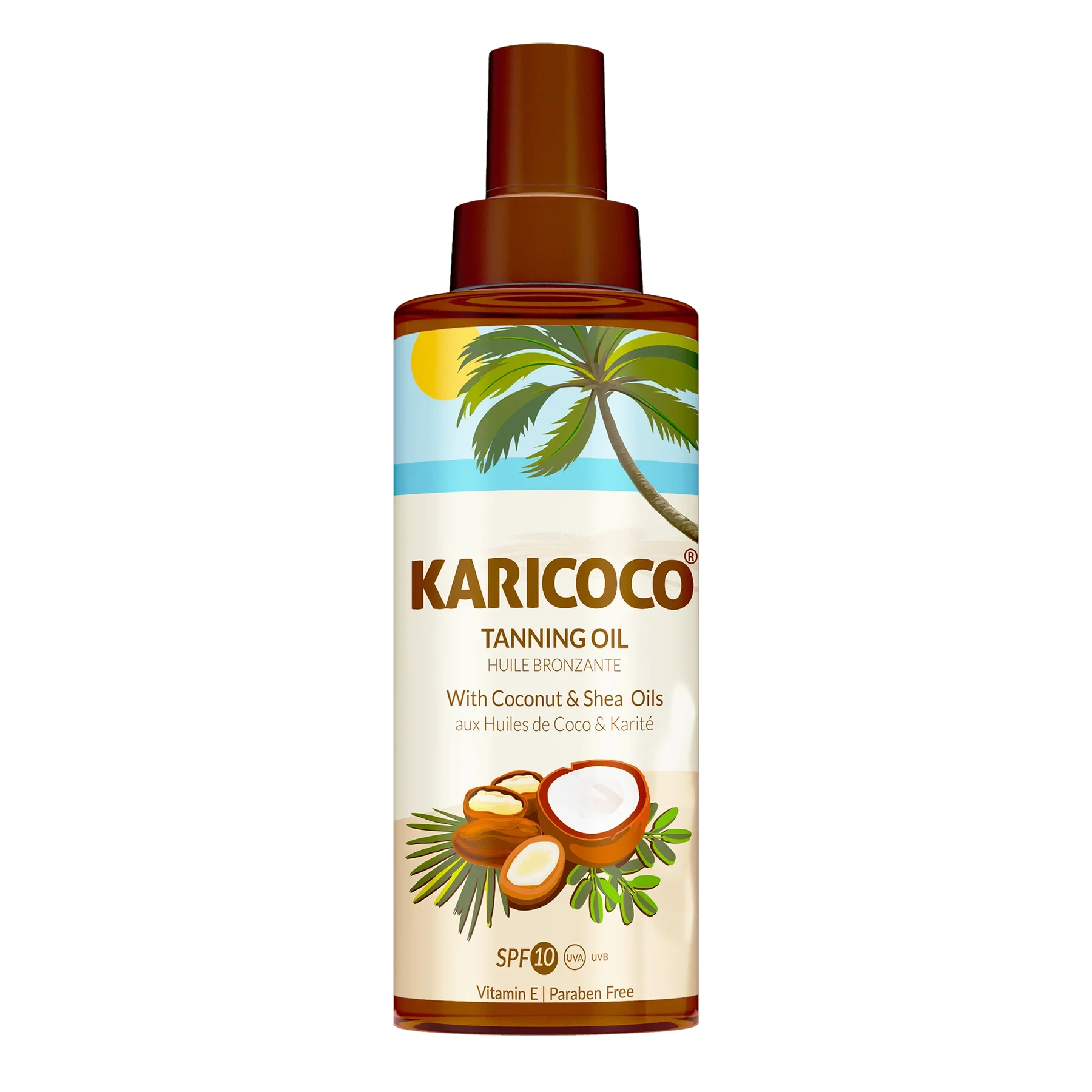 Tanning Oil with Coconut & Shea Oils SPF 10 200 ML