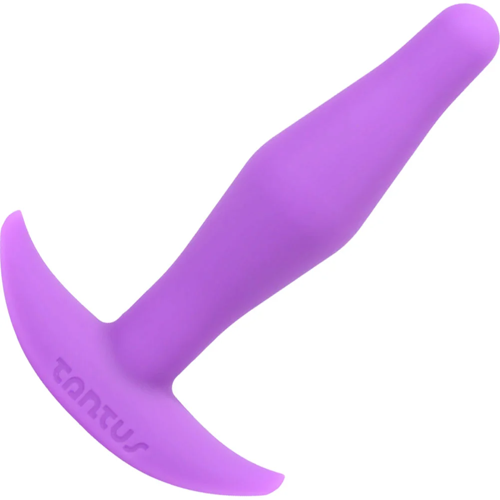 Tantus Little Flirt Silicone Butt Plug, 3.35", Lilac