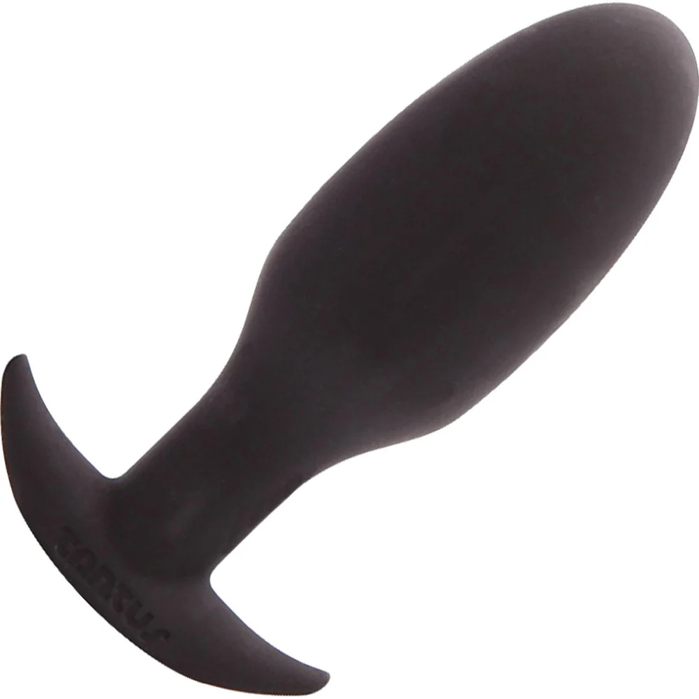 Tantus Ryder Silicone Anal Plug, 4.5", Black