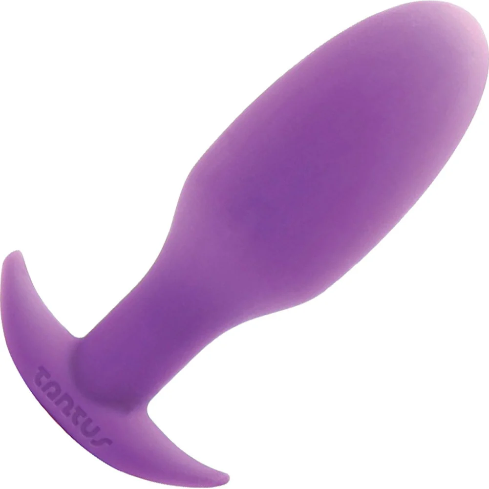 Tantus Ryder Silicone Anal Plug, 4.5", Midnight Purple