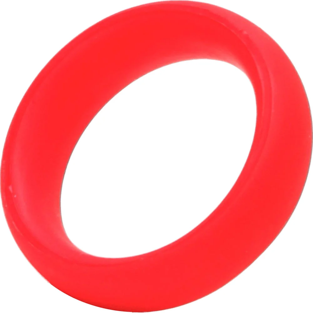 Tantus Silicone Advanced Penis Ring, 1.75", Red