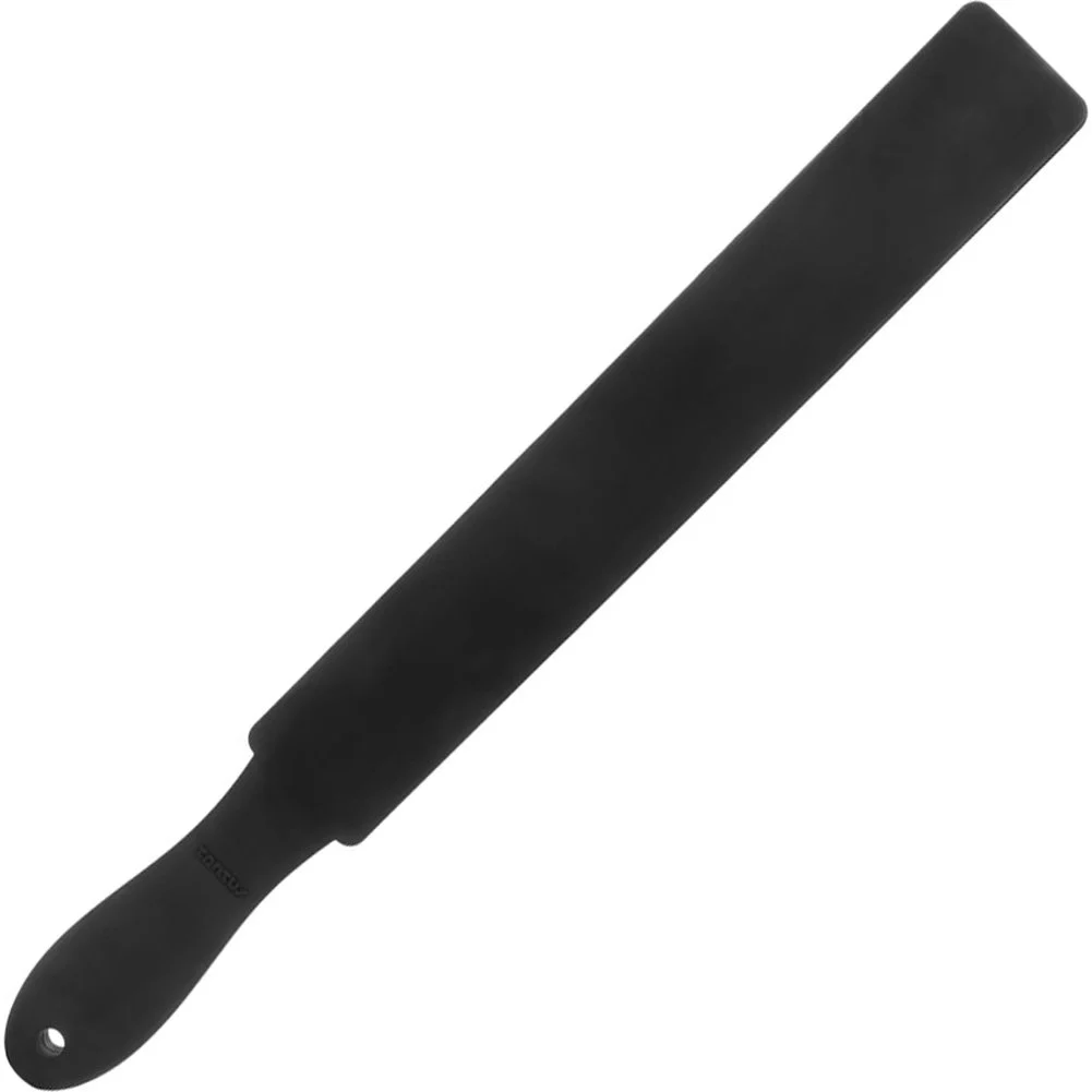 Tantus Snap Strap Silicone Paddle, 17.75", Black