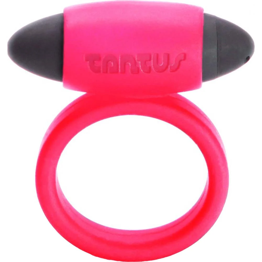 Tantus Vibrating Super Soft C-Ring, 1.5", Red