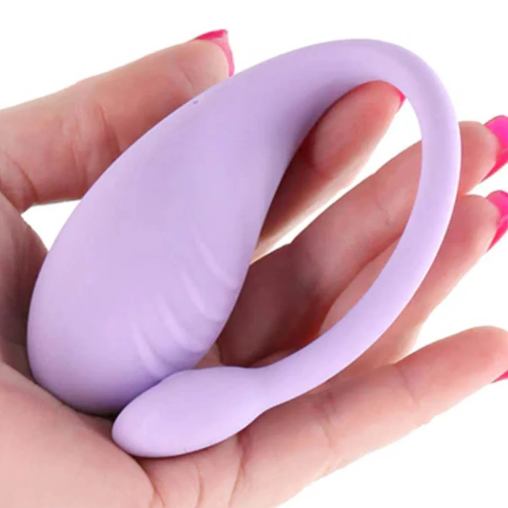 Techno Rave Rechargeable Silicone App Controlled Vibrator, 5", Lavender