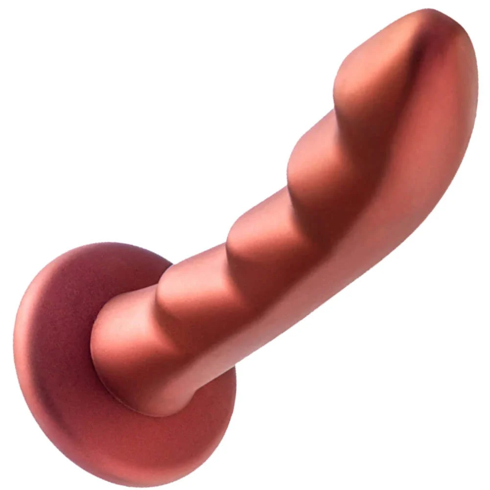 Temptasia Jealousy Peg Silicone Dildo, 7", Red Rouge