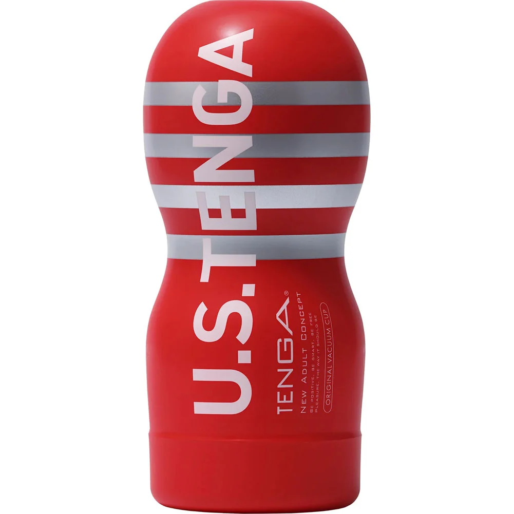Tenga U.S. Original Vacuum Cup Masturbator, Red