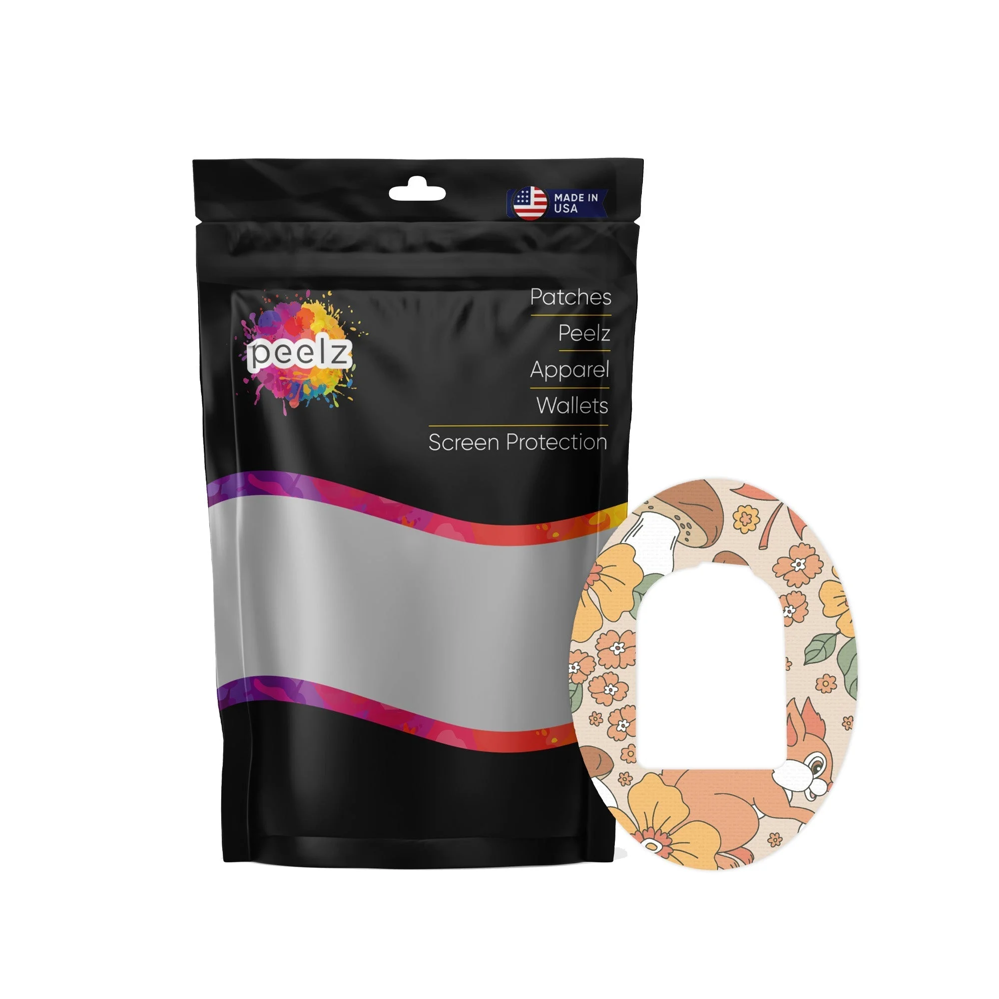 Thanksgiving Floral Pod Patch Tape - Pump Peelz