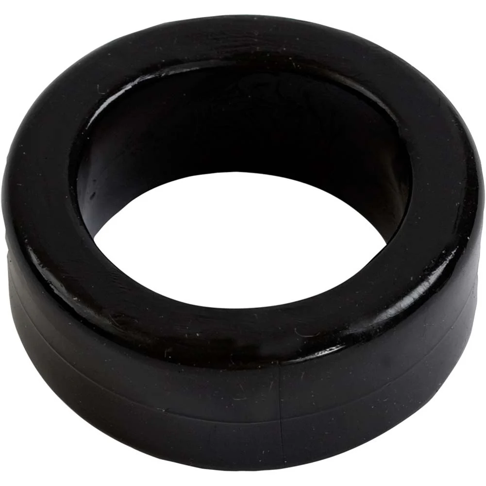 TitanMen Stretch-To-Fit Penis Ring, 1.5", Black