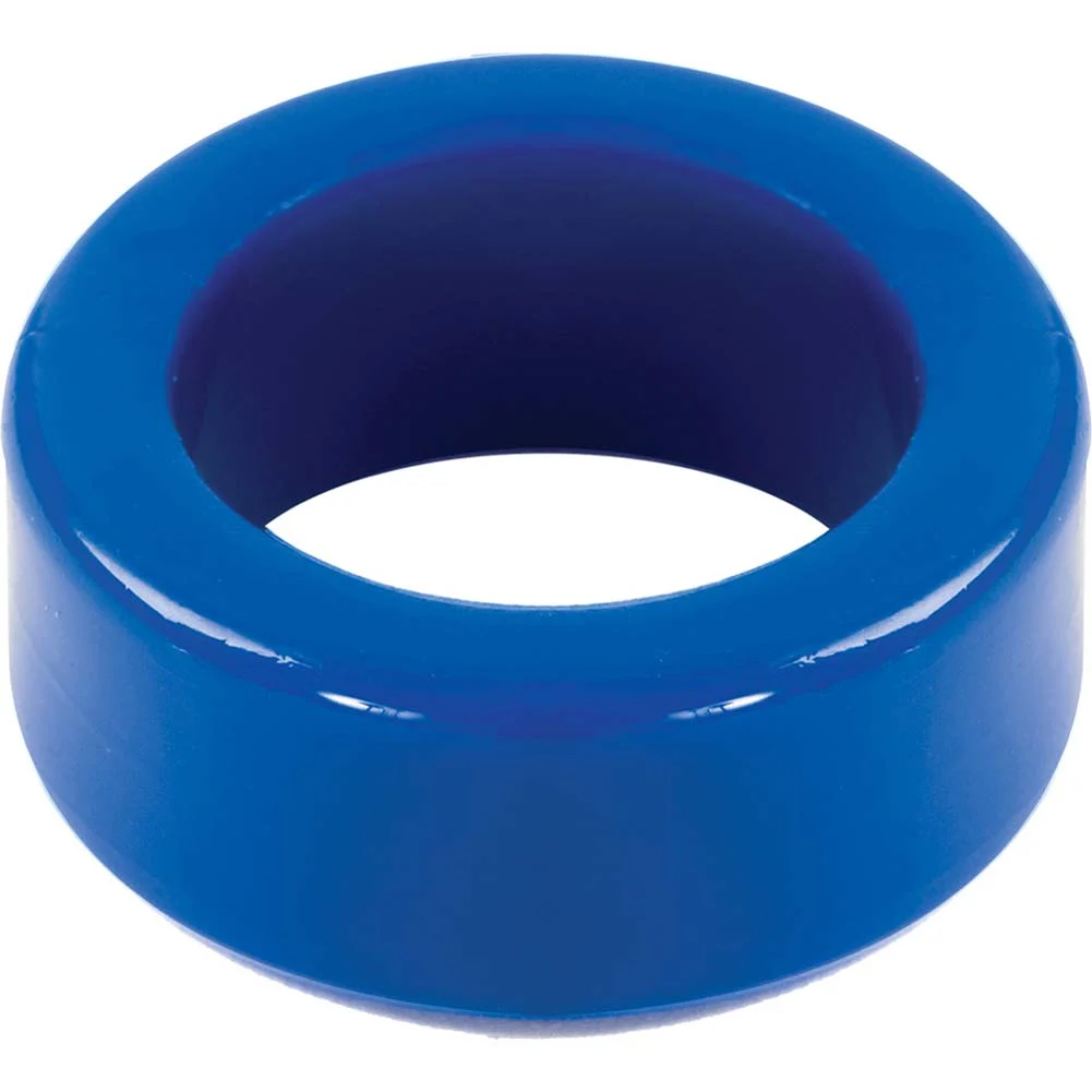 TitanMen Stretch-To-Fit Penis Ring, 1.5", Blue