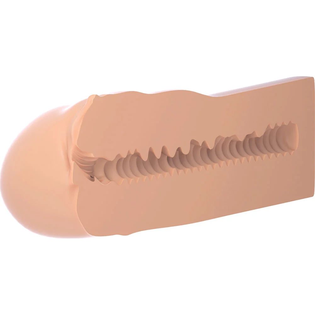 To-Go Horny Fuckslut Mega Stroker, Beige