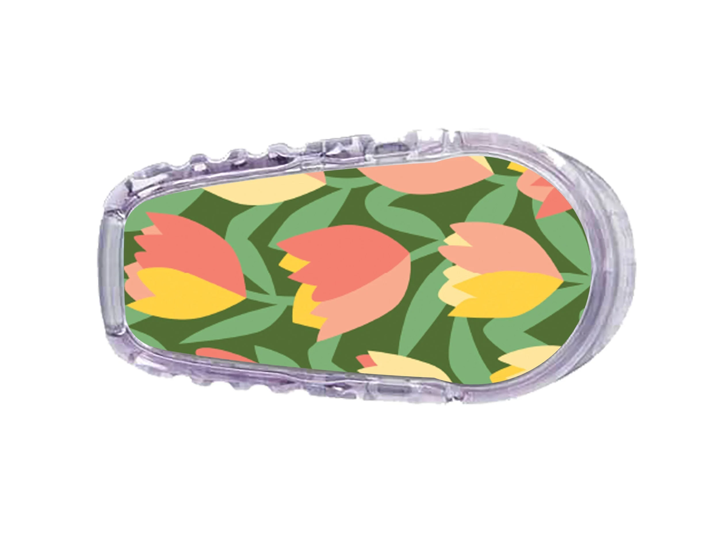 Tons Of Tulips Sticker Designed for the DEXCOM Transmitter