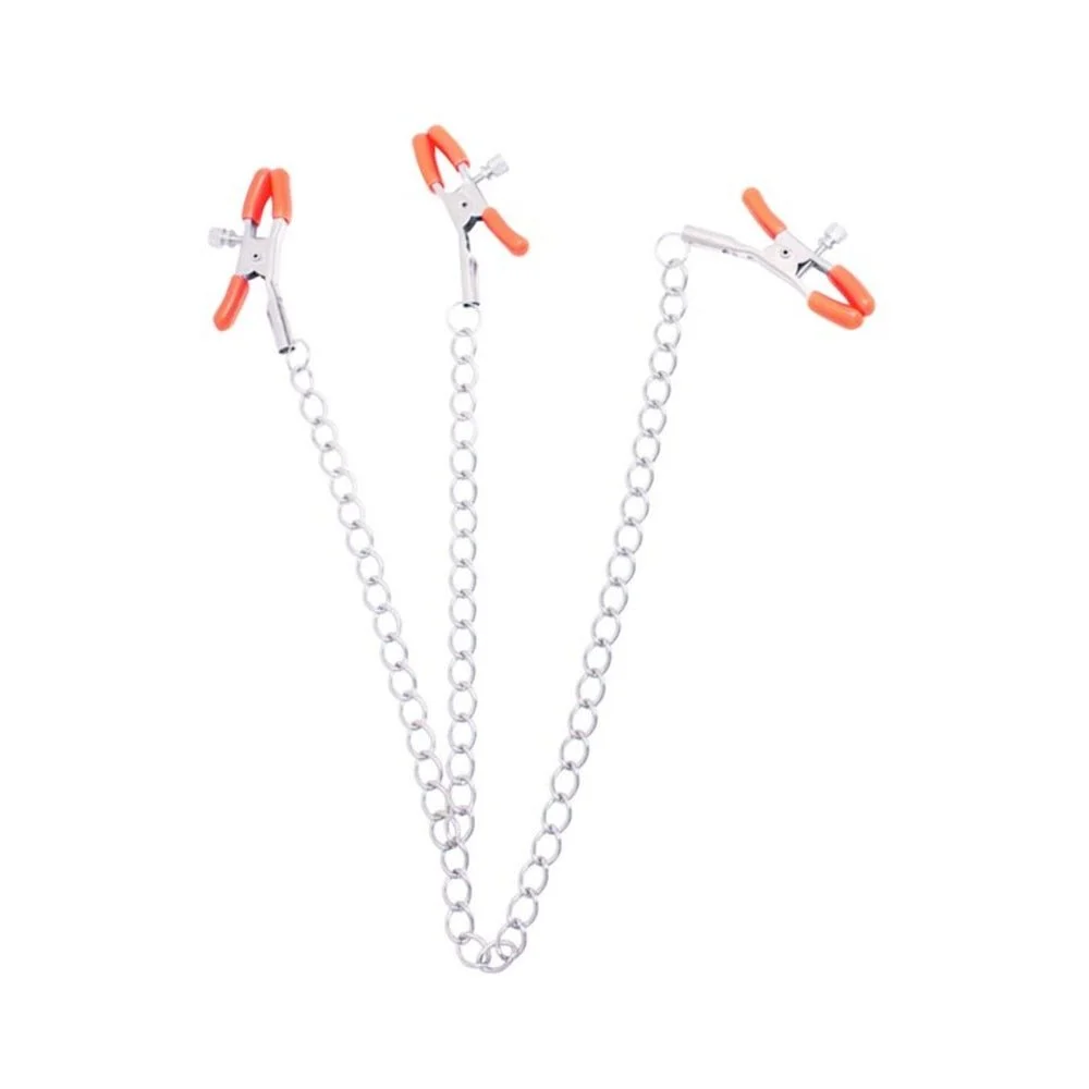Triple Your PleasureNipple & Clitoral Clamps & Chain