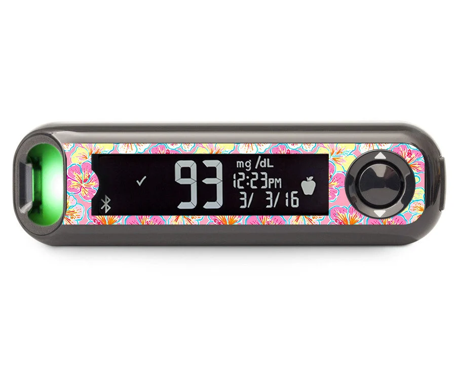 Tropic Crush Bayer Contour© Next One Glucometer Sticker - Pump Peelz