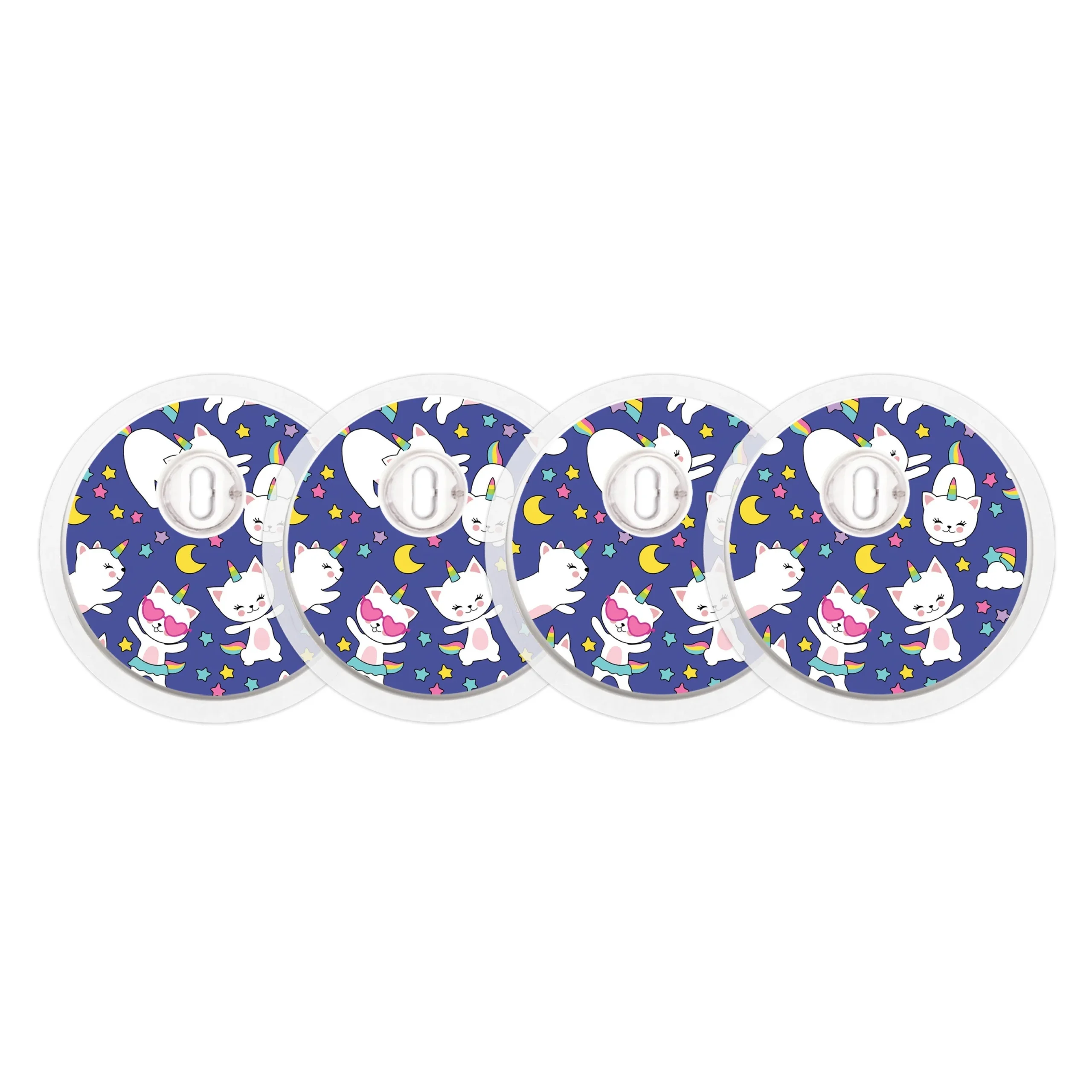 Unicorn Cats Sticker Designed for the FreeStyle Libre 3 Plus & LingoSensor