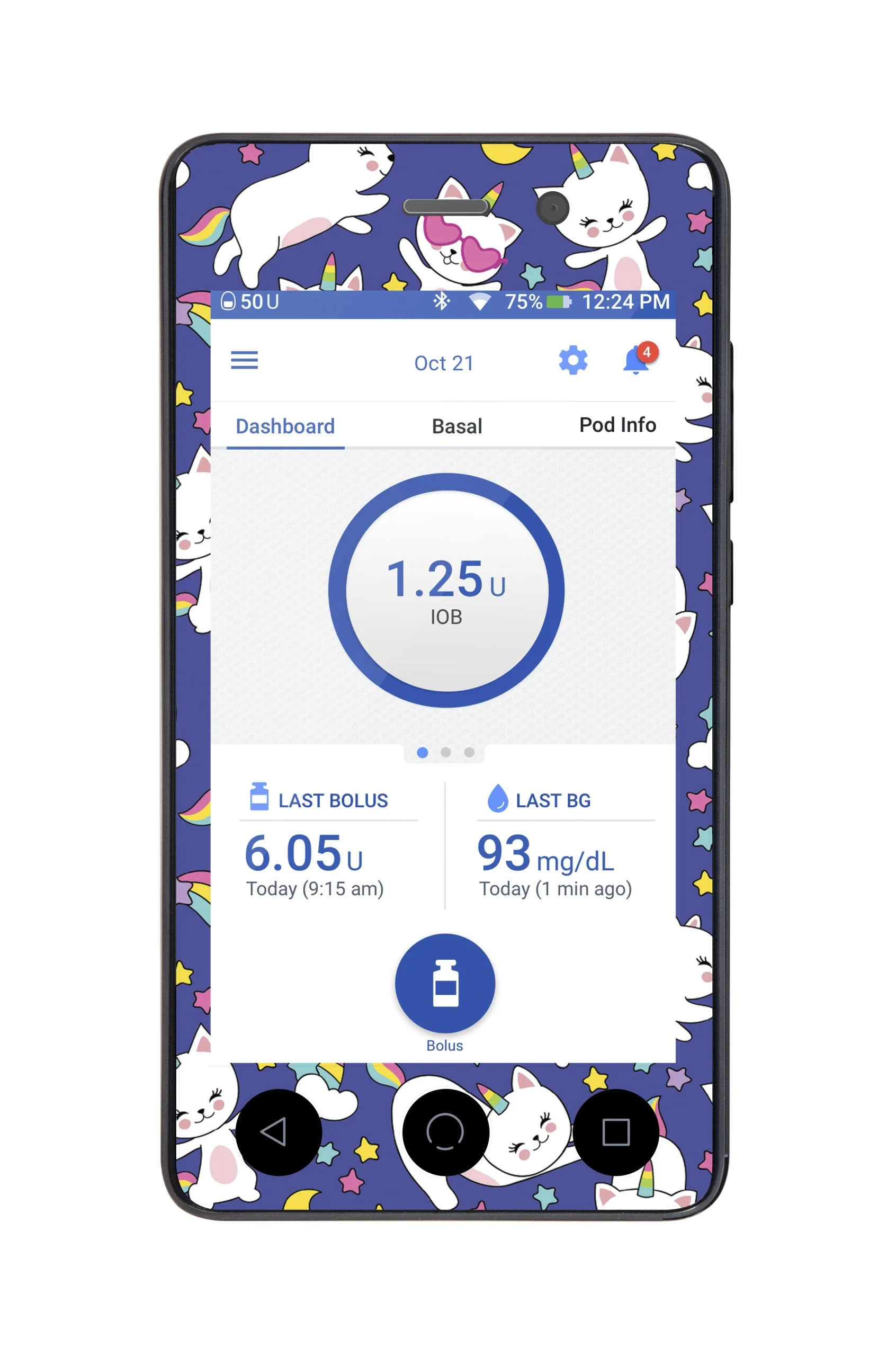 Unicorn Cats Sticker for Omnipod DASH PDM – Pump Peelz