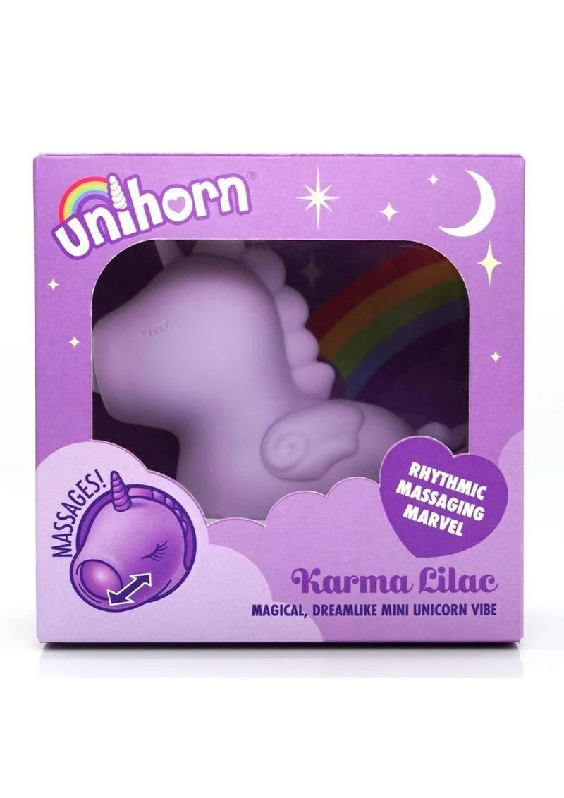 Unihorn Karma Lilac Rechargeable Silicone Clitoral Vibrator