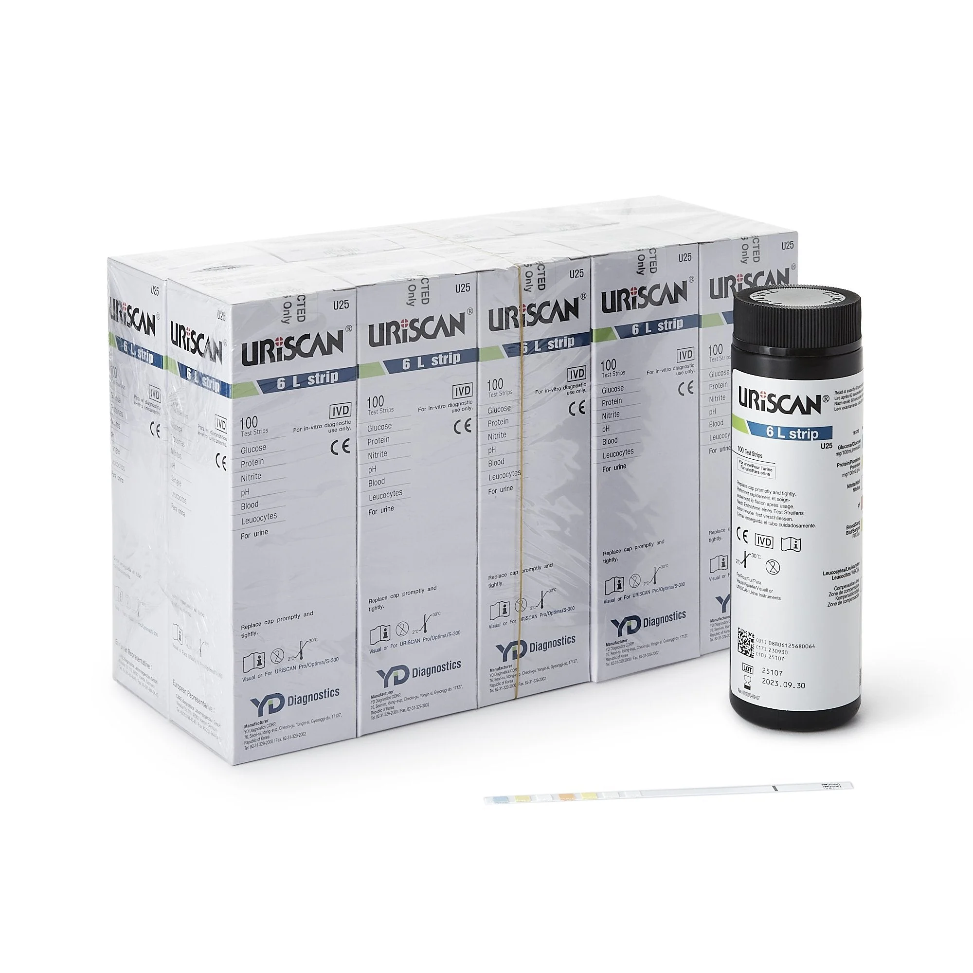 URISCAN 6L Urine Reagent Strips