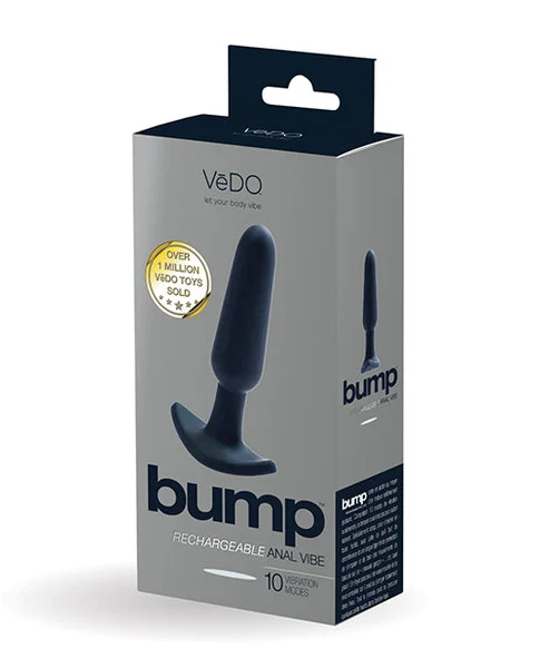 Vedo Bump Rechargeable Anal Vibe - Just Black