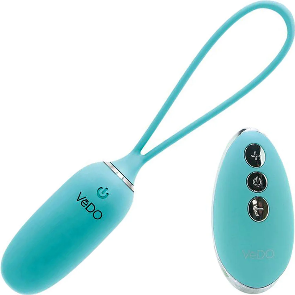 VeDO Kiwi Rechargeable Insertable Bullet, 3.25", Tease Me Turquise