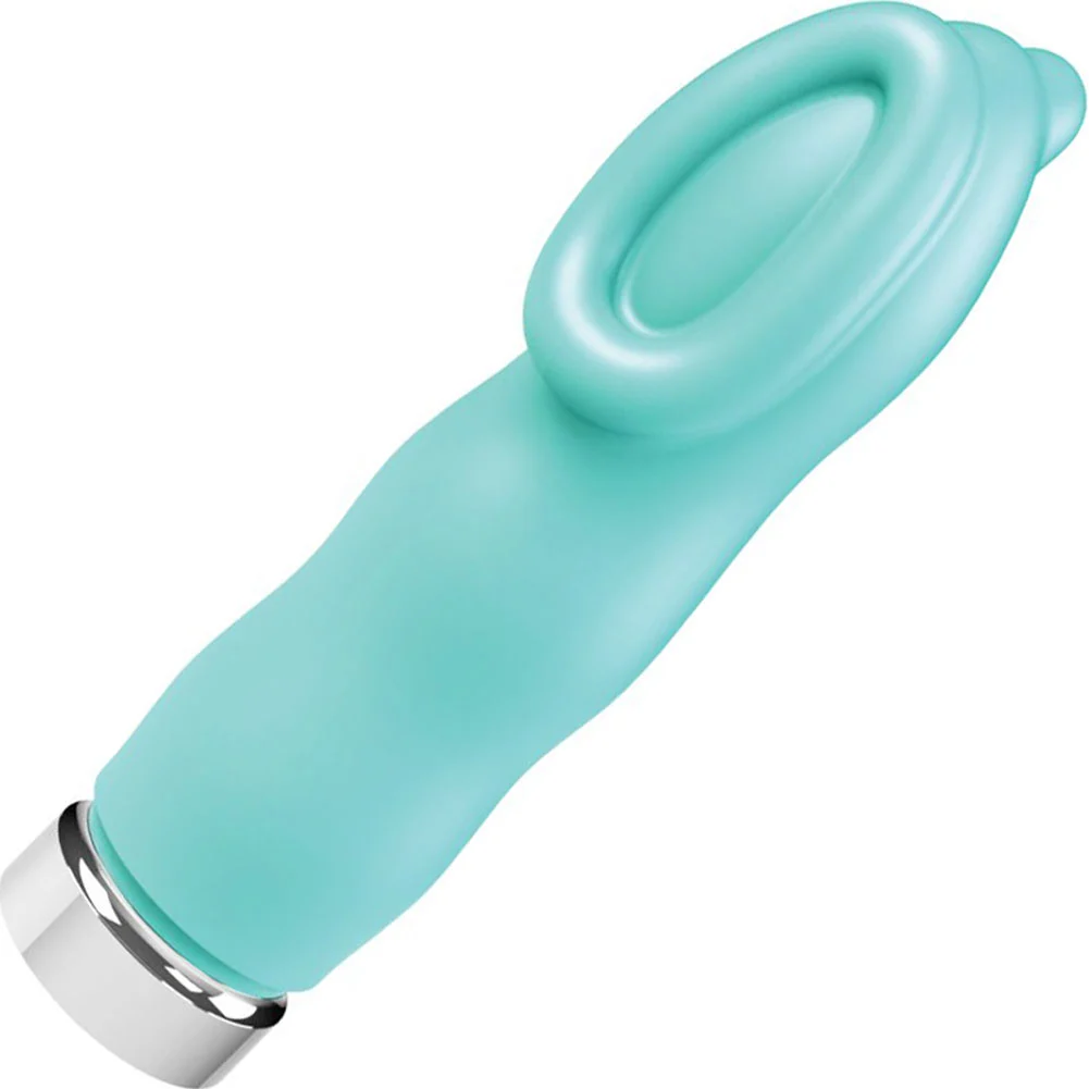 VeDO Luv Plus Rechargeable Mini Vibe, 4.5", Turquoise