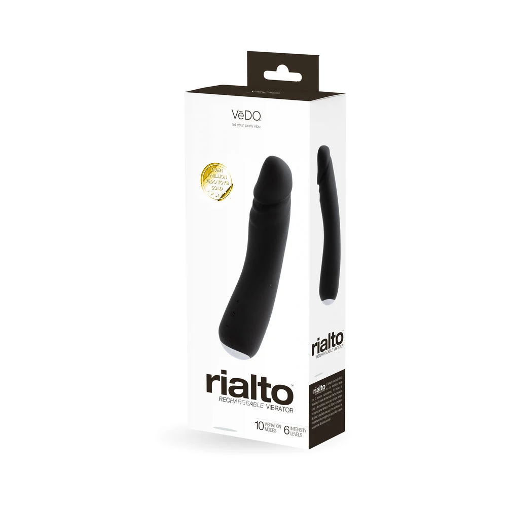 Vedo Rialto Rechargeable Vibe - Black Pearl