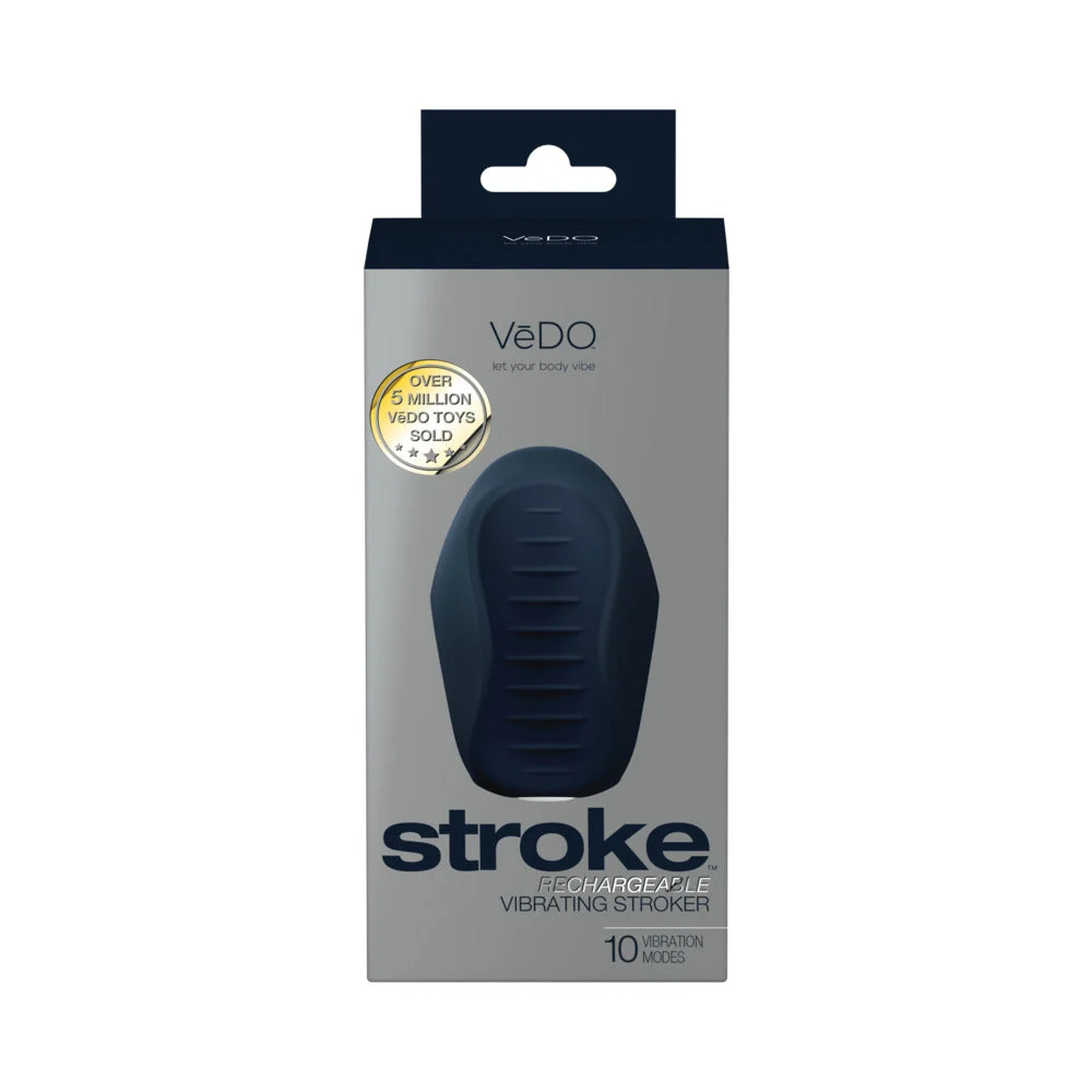 Vedo Stroke Rechargeable Vibrating Stroker - Black