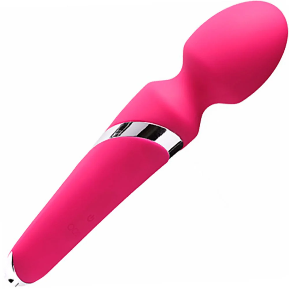 VeDO Wanda Rechargeable Wand Vibrator, 9.5", Foxy Pink