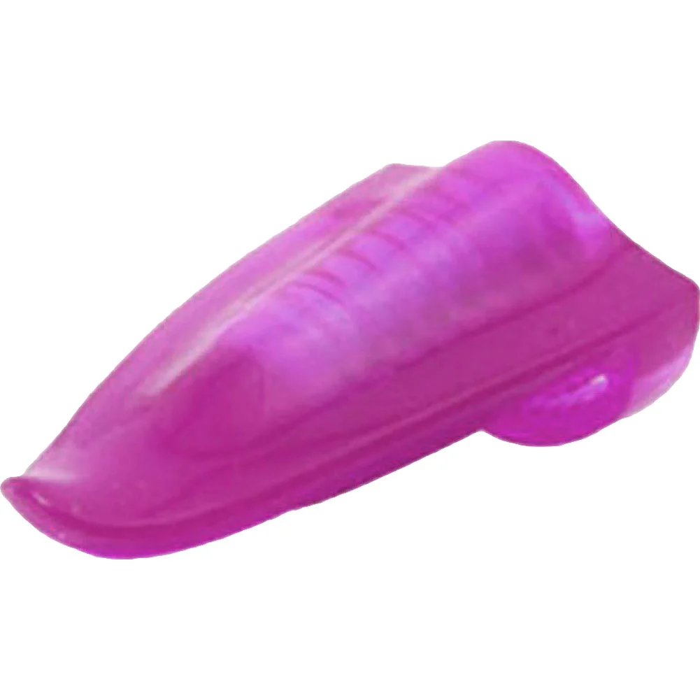 Vibrating Silicone Tongue Teaser, 3", Purple