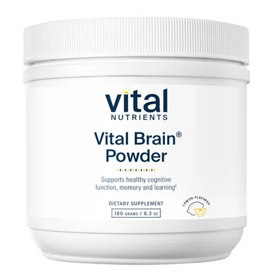 Vital Brain Powder with GPC, ALC, and PS, Lemon Flavor